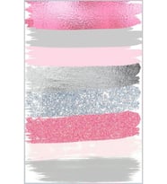 Eliana Home Baskılı, Yıkanabilir Kaymaz Taban Salon Halısı LNA0242 100x150 cm (Pembe)