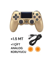 Playstation 4 DualShock Yeni Nesil V2 Gamepad + 1.5 MT Şarj Kablo + 1 Çift Analog Başlığı