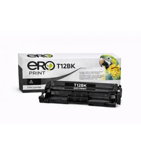 T12BK / Canon i-SENSYS C1300 Serisi Çipli Siyah Muadil Toner