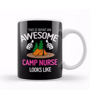 What An Awesome Camp Nurse Looks Like Kupa Bardak Porselen