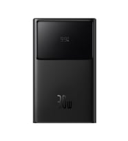 Baseus Star-Lord 30W 10.000 mAh Dijital Ekranlı Powerbank Siyah