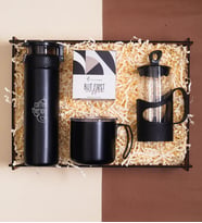 Premium Hediye Kutusu, Frenchpress, Termos Bardak, Filtre Kahve, Cam Suluk