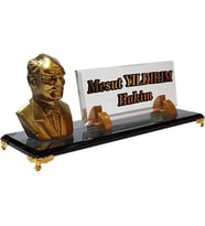 Masalık Buro Ofıs isimlik M535 ATA GOLD Masa İsimliği
