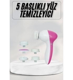 Cilt Temizleme ve Masaj Aleti 5 Başlıklı Akne ve Sivilce Önleyici