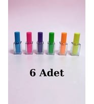 Oje Şeklinde 6 Adet Fosforlu Kalem
