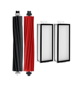 Roborock Q5 Pro+ & Q5 Max+ Uyumlu 1 Adet Ana Fırça 2 Adet Hepa Filtre