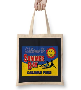 Retro Home And Away Summer Bay Caravan Park Bez Çanta Uzun Saplı