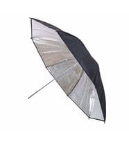 Stüdyo Reflektör Şemsiyesi 84cm (33'') Gümüş Siyah (Siyah - Gümüş)