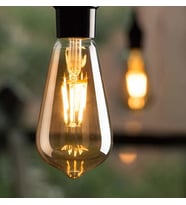 EDISON 4 W SARI IŞIK 4 FLAMANLI RUSTİK E27 DUY LED AMPÜL  1 ADET