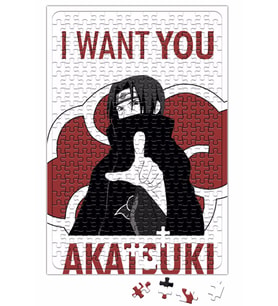 Recruta Akatsuki Naruto Puzzle 240 Parça Yapboz