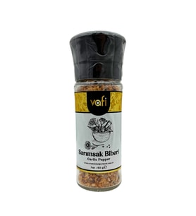 Vafi Cam Değirmen Kapak Serisi Sarımsak Biberi 60 gr