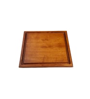 Kare Tahta 25x25cm (Kahverengi)