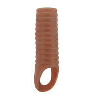 MorGece Tırtıklı Dokulu Süper Penis Kılıfı