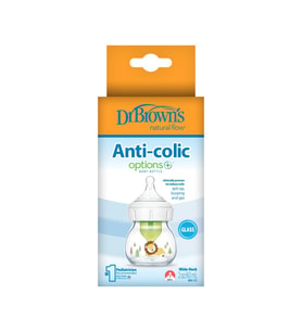 Geniş Ağız Anti Kolik Options+ Cam Biberon 60 ml