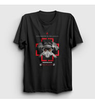 Presmono Unisex Siyah Benzin Rammstein T-Shirt 105077tt