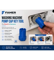 Bosch Siemens Çamaşır Makinesi Pompa Kapağı Anahtar Aleti