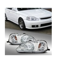 honda civic 1999.2000 uyumlu krom usdm far