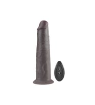 Hareketli Uzaktan Kumandalı Titreşimli Dildo-Black