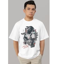 Tasarım Tupac Rapper All Eyez On Me 2Pac Şarkıcı Baskılı Unisex Oversize Tişört