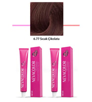 2 li Set Premium 6.77 Sıcak Çikolata - Kalıcı Krem Saç Boyası 2 X 50 g Tüp