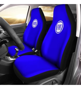 Fiat Baskılı Oto Koltuk Kılıfı Pro - Mavi