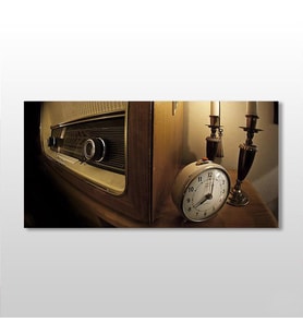 Eski Radyo Kanvas Tablo 220x110cm (Karışık)