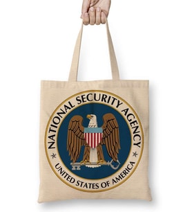National Security Agency Bez Çanta Uzun Saplı