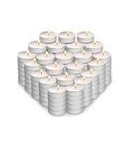 11 gram 50'li Tea Light Mum Beyaz 3,8 Cm Kokusuz Söz Nişan Kına Buhardanlık Tealight (Çok Renkli)