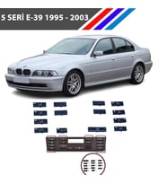 Bmw 5 Serisi E-39 Klima Kontrol Düğme Seti 14 Parçalı 1995 2003