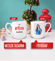 Optisyen Kupa Bardak Oval Fotoğraflı