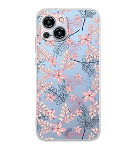 PrintiFy Reeder S23 Pro Max Uyumlu Kamera Korumalı Floral Kırmızı Tasarımlı Şeffaf Silikon Kılıf