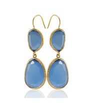 Kadir Jewellery 22 Ayar Altın Kaplama Kadın Sallantılı Küpe -El İşçiliği Ve Hipoalerjenik Küpe