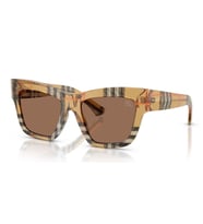 Burberry BE4449 414673 53 Kadın Güneş Gözlüğü (Kahverengi)