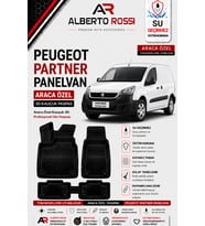 PEUGEOT PARTNER PANELVAN 2008 - 2018 Araca Özel Kauçuk 3D Profesyonel Oto Paspası