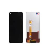 Oppo A53 - A53s Uyumlu Lcd Ekran Siyah Çıtasız A+++ Süper Kalite
