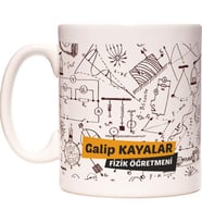 Fizik Öğretmeni İsme Özel Meslek Kupa Bardak