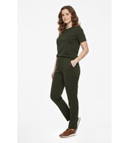 Kadın Lastikli Cepli Pantolon BGL-ST03338 (Haki)