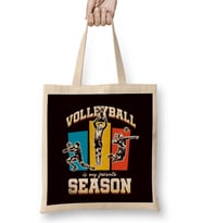 Volleyball Favorite Season Ball Sports Volleyball Player Bez Çanta Uzun Saplı