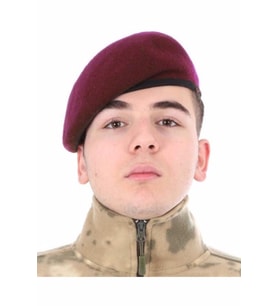 Bordo Bere Kışlık Askeri