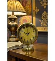 River World Masa Saati Eskitme Metal 25 cm x 20 cm Elite Vintage Eskitme