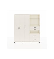 Arges Gardrop 12 Raflı 4 Çekmeceli Tek Askılı 220x30x243 Aytaşı-Aytaşı