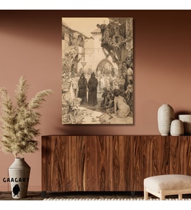 Tekli Dikey Kanvas Alphonse Mucha Bonhams