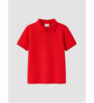 LCW Kids Kırmızı Polo Yaka Erkek Çocuk Pike Tişört