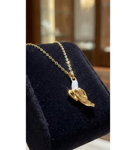 Muz Kolye 925 Ayar (Gold)