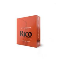 Rico RJA1020 Orange Box Alto Saksafon Kamışı No: 2.0 (Başlangıç/Eğitim) - 10'lu Paket  Standart Kesim, Kolay Çalım ve Ekonomik Kutu