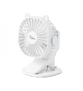 Konfulon Joko JS03 Masaüstü Soğutma Fanı Şarjlı Vantilatör Beyaz