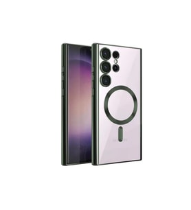 S22 Kross Magneticsafe Kapak - Koyu Yeşil