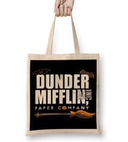 The Office Dunder Mifflin Celebrity Rabies Awareness Fun Run Race for the Cure Bez Çanta Uzun Saplı