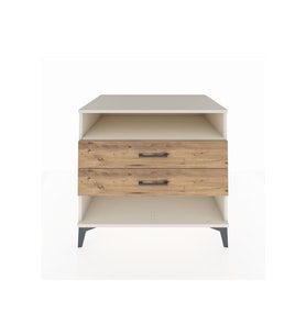 Kronos Şifonyer Tek Raflı 2 Çekmeceli 88x59x80 Aytaşı-Çam