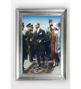 Gümüş Çerçeveli Atatürk Tablo a855